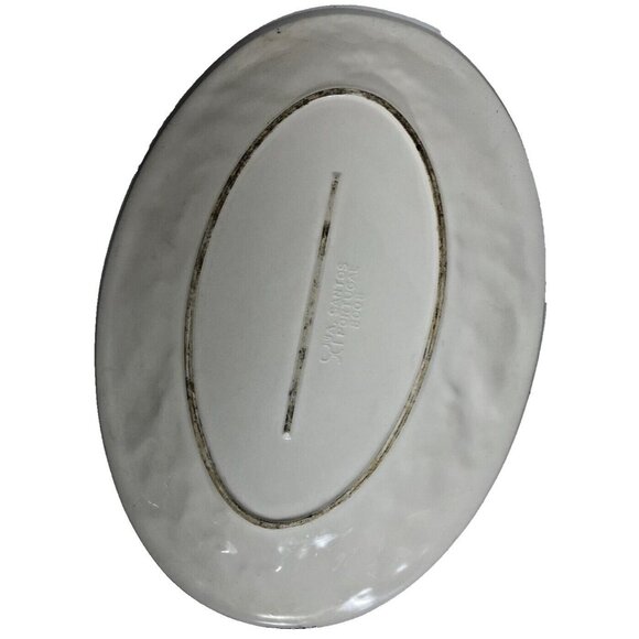 A. Santos Made in Portugal, Large Platter with Raised Blue & White Grape & Leaf - Picture 12 of 14